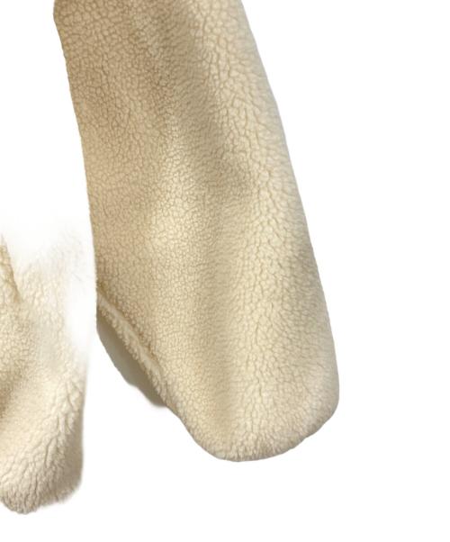 Spick and Span（スピック＆スパン）Spick and Span (スピックアンドスパン) バックロゴボアブルゾン アイボリー サイズ:36の古着・服飾アイテム