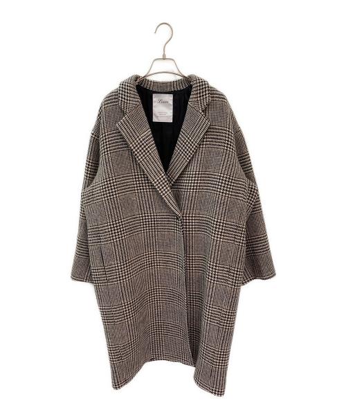 Lisiere（リジェール）Lisiere (リジェール) CHECK W COAT ベージュ サイズ:ーの古着・服飾アイテム