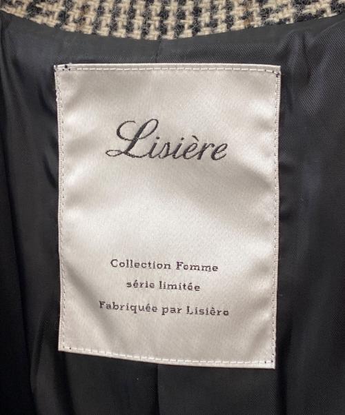 Lisiere（リジェール）Lisiere (リジェール) CHECK W COAT ベージュ サイズ:ーの古着・服飾アイテム