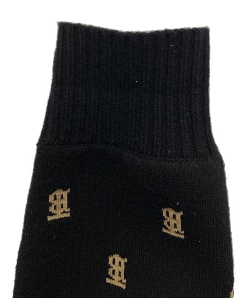 BURBERRY（バーバリー）BURBERRY (バーバリー) カシミヤ混 PALENA モノグラムカーディガン ブラック サイズ:Mの古着・服飾アイテム