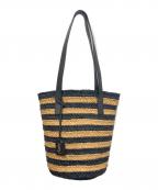 Saint Laurent Parisサンローランパリ）の古着「パニエバスケットバッグ」｜ブラック