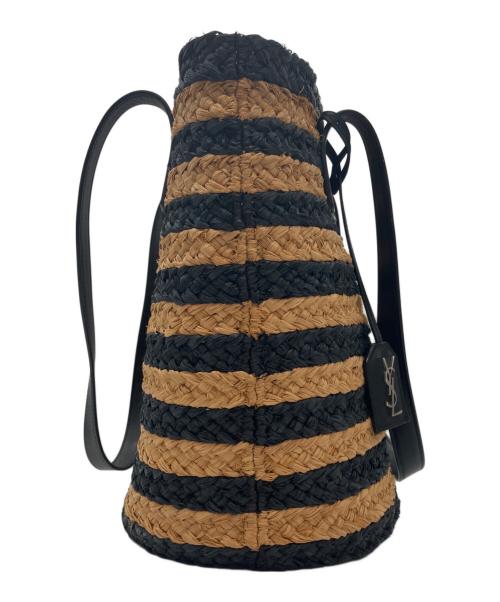 Saint Laurent Paris（サンローランパリ）Saint Laurent Paris (サンローランパリ) パニエバスケットバッグ ブラックの古着・服飾アイテム