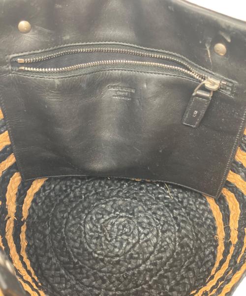 Saint Laurent Paris（サンローランパリ）Saint Laurent Paris (サンローランパリ) パニエバスケットバッグ ブラックの古着・服飾アイテム