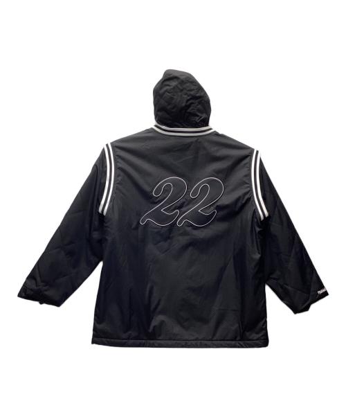 SUPREME（シュプリーム）SUPREME (シュプリーム) MITCHELL & NESS (ミッチェルアンドネス) QUILTED SPORTS JACKET ブラック サイズ:XLの古着・服飾アイテム