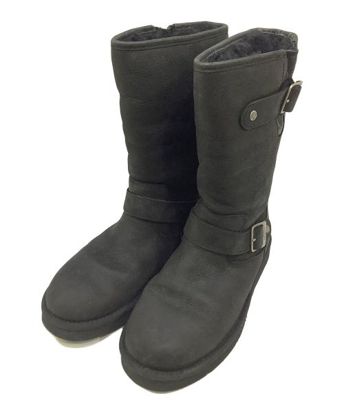UGG（アグ）UGG (アグ) サッター　ムートンブーツ ブラック サイズ:24の古着・服飾アイテム