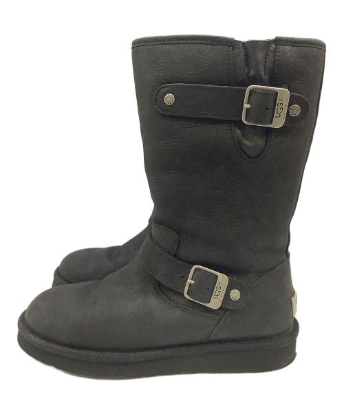UGG（アグ）UGG (アグ) サッター　ムートンブーツ ブラック サイズ:24の古着・服飾アイテム