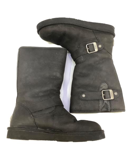 UGG（アグ）UGG (アグ) サッター　ムートンブーツ ブラック サイズ:24の古着・服飾アイテム