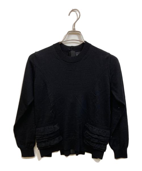 tricot COMME des GARCONS（トリココムデギャルソン）tricot COMME des GARCONS (トリココムデギャルソン) バックボタンニット ブラック サイズ:SIZE Sの古着・服飾アイテム