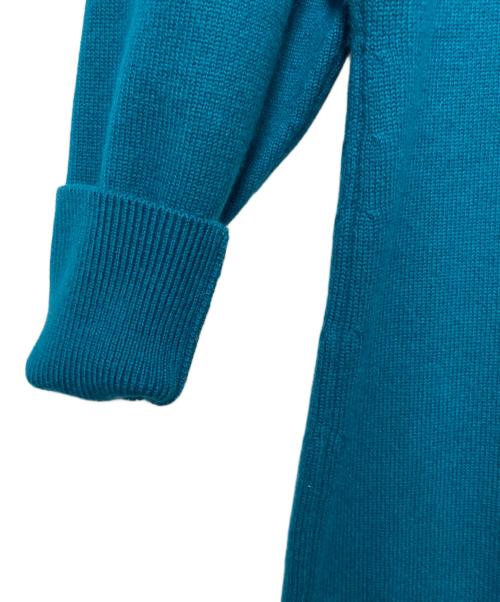 Christian Dior（クリスチャン ディオール）Christian Dior (クリスチャン ディオール) Christian Dior　シルク混ニットワンピース グリーン サイズ:Mの古着・服飾アイテム