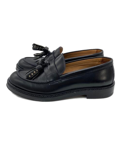 bibliotek（ビブリオテック）bibliotek (ビブリオテック) UNITED ARROWS (ユナイテッドアローズ) タッセルローファー ブラック サイズ:SIZE 37の古着・服飾アイテム