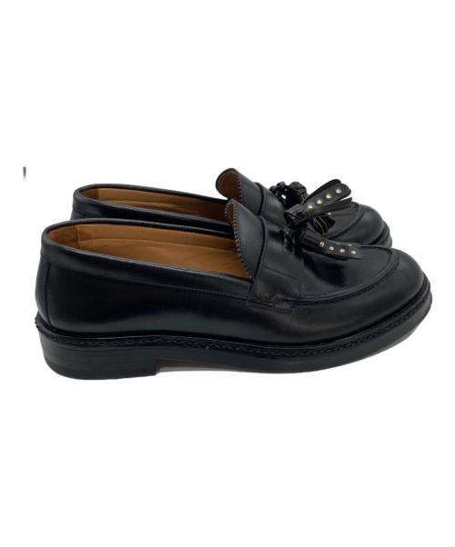 bibliotek（ビブリオテック）bibliotek (ビブリオテック) UNITED ARROWS (ユナイテッドアローズ) タッセルローファー ブラック サイズ:SIZE 37の古着・服飾アイテム