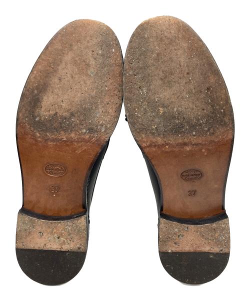 bibliotek（ビブリオテック）bibliotek (ビブリオテック) UNITED ARROWS (ユナイテッドアローズ) タッセルローファー ブラック サイズ:SIZE 37の古着・服飾アイテム