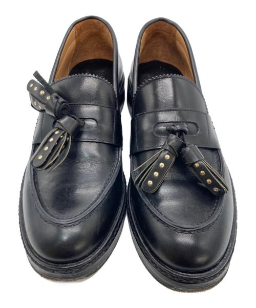 bibliotek（ビブリオテック）bibliotek (ビブリオテック) UNITED ARROWS (ユナイテッドアローズ) タッセルローファー ブラック サイズ:SIZE 37の古着・服飾アイテム