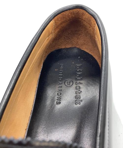 bibliotek（ビブリオテック）bibliotek (ビブリオテック) UNITED ARROWS (ユナイテッドアローズ) タッセルローファー ブラック サイズ:SIZE 37の古着・服飾アイテム