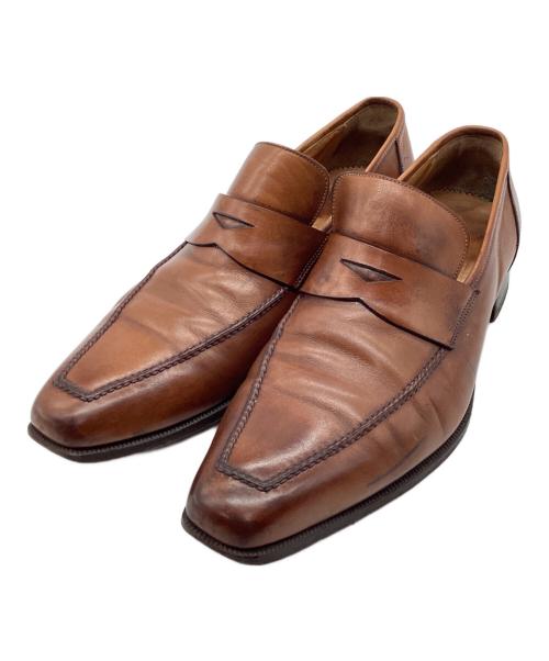 bollini（ボリーニ）bollini (ボリーニ) ローファー キャメル サイズ:8の古着・服飾アイテム