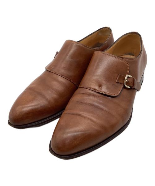 TANINO CRISCI（タニノクリスチー）TANINO CRISCI (タニノクリスチー) モンクストラップシューズ キャメル サイズ:8の古着・服飾アイテム