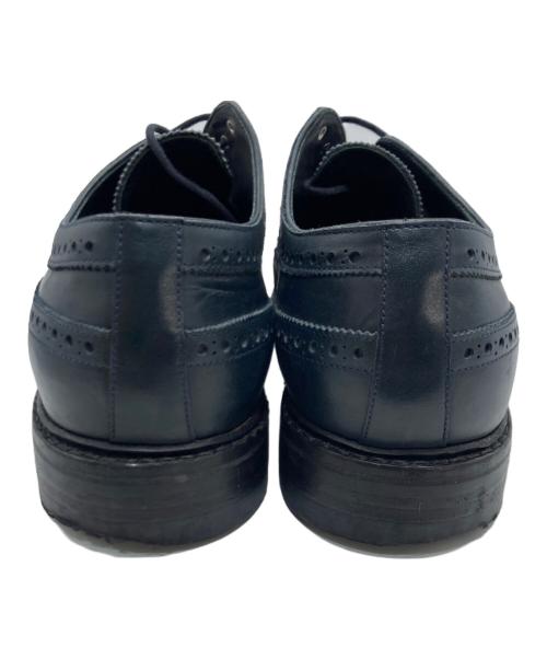 Jalan Sriwijaya（ジャランスリウァヤ）Jalan Sriwijaya (ジャランスリウァヤ) EDWARDウィングチップシューズ ネイビー サイズ:SIZE 8 1/2の古着・服飾アイテム