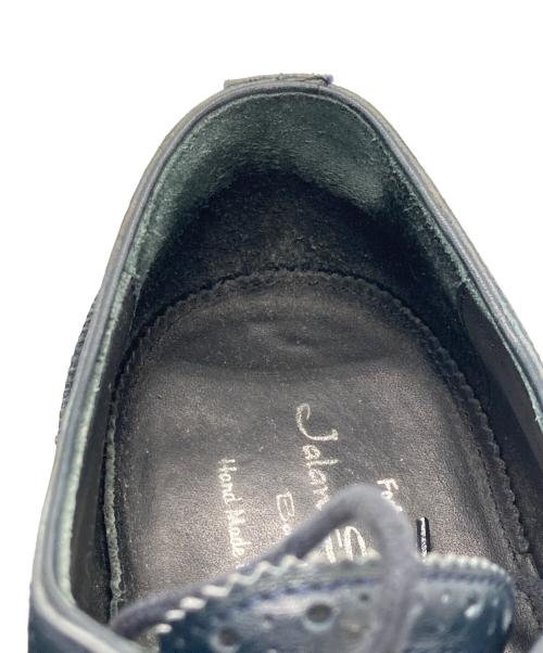 Jalan Sriwijaya（ジャランスリウァヤ）Jalan Sriwijaya (ジャランスリウァヤ) EDWARDウィングチップシューズ ネイビー サイズ:SIZE 8 1/2の古着・服飾アイテム