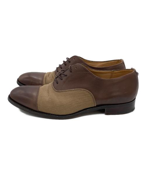 PEAL&CO BROOKS BROTHERS（ピールアンドカンパニー ブルックスブラザーズ）PEAL&CO BROOKS BROTHERS (ピールアンドカンパニー ブルックスブラザーズ) コンビシューズ ブラウン サイズ:SIZE 9 1/2の古着・服飾アイテム