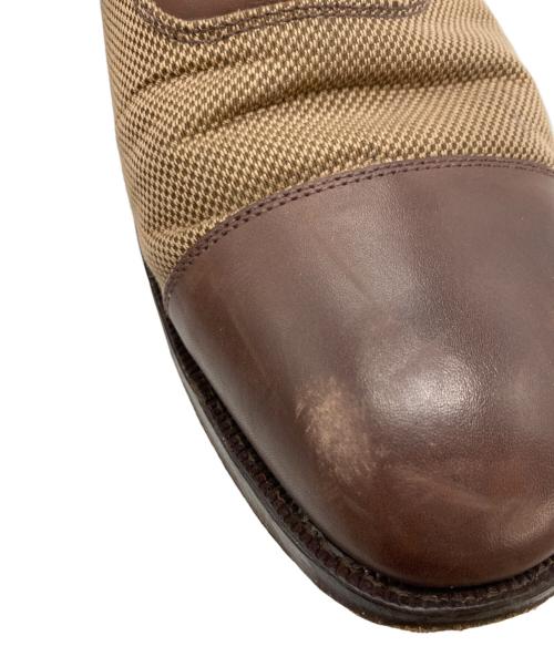 PEAL&CO BROOKS BROTHERS（ピールアンドカンパニー ブルックスブラザーズ）PEAL&CO BROOKS BROTHERS (ピールアンドカンパニー ブルックスブラザーズ) コンビシューズ ブラウン サイズ:SIZE 9 1/2の古着・服飾アイテム