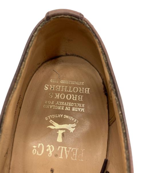 PEAL&CO BROOKS BROTHERS（ピールアンドカンパニー ブルックスブラザーズ）PEAL&CO BROOKS BROTHERS (ピールアンドカンパニー ブルックスブラザーズ) コンビシューズ ブラウン サイズ:SIZE 9 1/2の古着・服飾アイテム