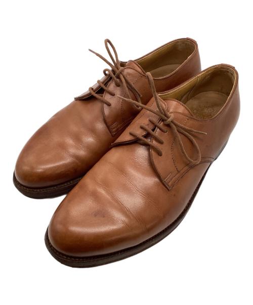 Crockett & Jones（クロケット＆ジョーンズ）Crockett & Jones (クロケット＆ジョーンズ) プレーントゥシューズ キャメル サイズ:SIZE 8 1/2の古着・服飾アイテム