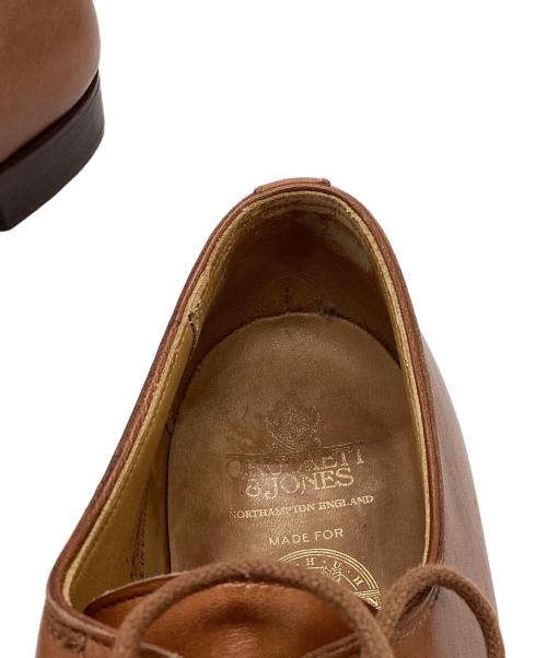Crockett & Jones（クロケット＆ジョーンズ）Crockett & Jones (クロケット＆ジョーンズ) プレーントゥシューズ キャメル サイズ:SIZE 8 1/2の古着・服飾アイテム