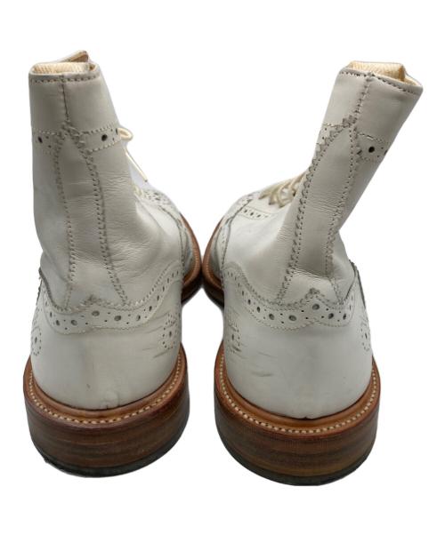 Tricker's（トリッカーズ）Tricker's (トリッカーズ) ウィングチップブーツ ホワイト サイズ:SIZE 8 1/2の古着・服飾アイテム