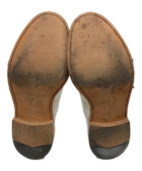 Tricker's（トリッカーズ）Tricker's (トリッカーズ) ウィングチップブーツ ホワイト サイズ:SIZE 8 1/2の古着・服飾アイテム