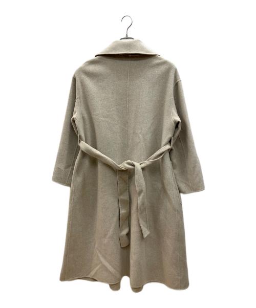 Noble（ノーブル）Noble (ノーブル) super160 ショールカラーリバーコート ベージュ サイズ:38の古着・服飾アイテム