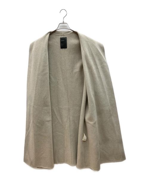 Noble（ノーブル）Noble (ノーブル) super160 ショールカラーリバーコート ベージュ サイズ:38の古着・服飾アイテム