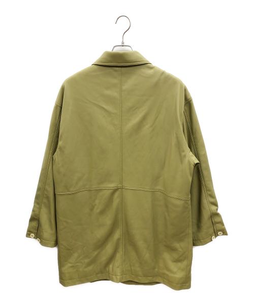 TODAYFUL（トゥデイフル）TODAYFUL (トゥデイフル) エコレザーオーバージャケット カーキ サイズ:38の古着・服飾アイテム