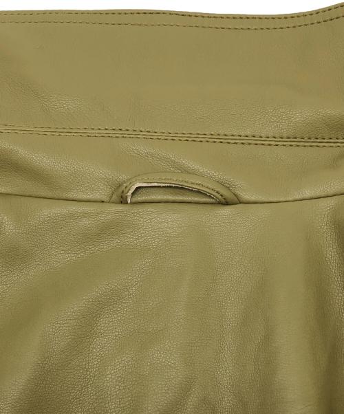 TODAYFUL（トゥデイフル）TODAYFUL (トゥデイフル) エコレザーオーバージャケット カーキ サイズ:38の古着・服飾アイテム