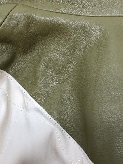 TODAYFUL（トゥデイフル）TODAYFUL (トゥデイフル) エコレザーオーバージャケット カーキ サイズ:38の古着・服飾アイテム