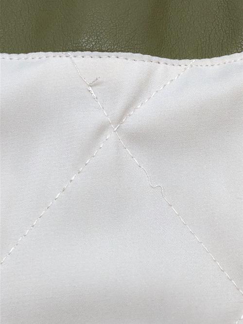 TODAYFUL（トゥデイフル）TODAYFUL (トゥデイフル) エコレザーオーバージャケット カーキ サイズ:38の古着・服飾アイテム