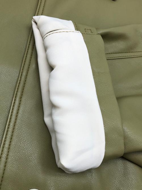 TODAYFUL（トゥデイフル）TODAYFUL (トゥデイフル) エコレザーオーバージャケット カーキ サイズ:38の古着・服飾アイテム