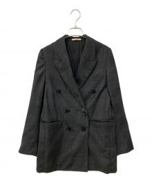 Couture d'adam（クチュールドアダム）の古着「グレンチェックジャケット」｜グレー