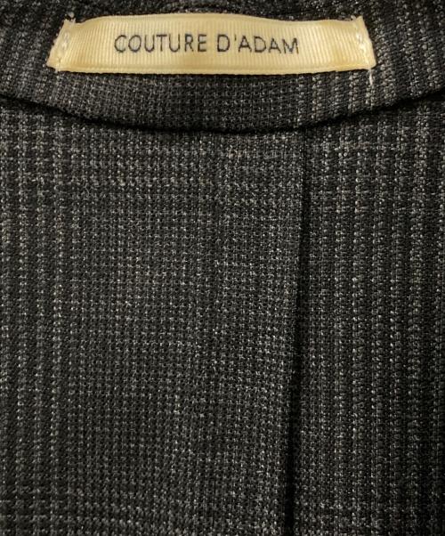 Couture d'adam（クチュールドアダム）Couture d'adam (クチュールドアダム) グレンチェックジャケット グレー サイズ:36の古着・服飾アイテム