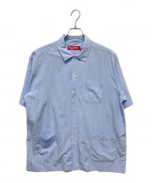 SUPREME（シュプリーム）の古着「Stripe S/S Pajama Shirt」｜ライトブルー