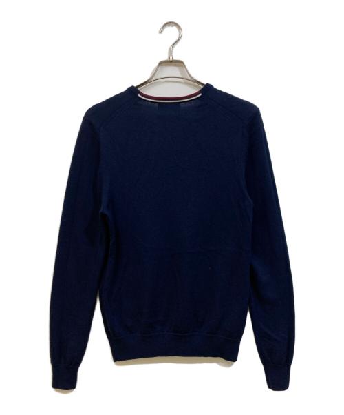 FRED PERRY（フレッドペリー）FRED PERRY (フレッドペリー) クラシック ティップド Vネックニット ネイビー サイズ:Mの古着・服飾アイテム