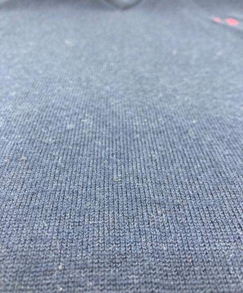 FRED PERRY（フレッドペリー）FRED PERRY (フレッドペリー) クラシック ティップド Vネックニット ネイビー サイズ:Mの古着・服飾アイテム