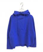 DRESSTERIORドレステリア）の古着「カシミヤブレンドフードニット」｜ブルー