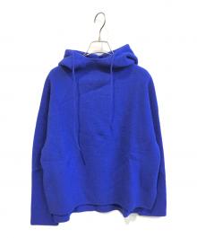 DRESSTERIOR（ドレステリア）の古着「カシミヤブレンドフードニット」｜ブルー