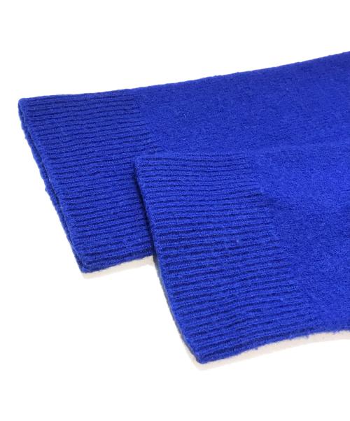 DRESSTERIOR（ドレステリア）DRESSTERIOR (ドレステリア) カシミヤブレンドフードニット ブルー サイズ:38の古着・服飾アイテム