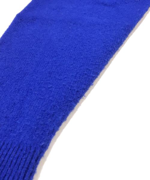 DRESSTERIOR（ドレステリア）DRESSTERIOR (ドレステリア) カシミヤブレンドフードニット ブルー サイズ:38の古着・服飾アイテム