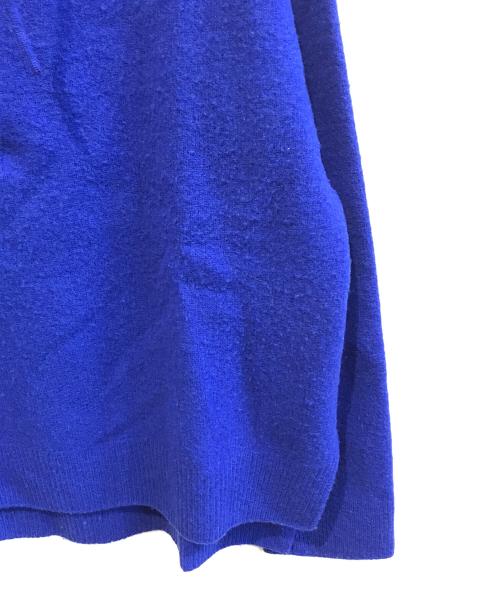 DRESSTERIOR（ドレステリア）DRESSTERIOR (ドレステリア) カシミヤブレンドフードニット ブルー サイズ:38の古着・服飾アイテム