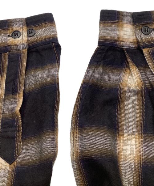 JOURNAL STANDARD relume（ジャーナルスタンダード レリューム）JOURNAL STANDARD relume (ジャーナルスタンダード レリューム) フランネル オンブレ チェック シャツ ブラック サイズ:SIZE Lの古着・服飾アイテム