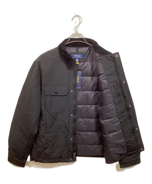 POLO RALPH LAUREN（ポロ・ラルフローレン）POLO RALPH LAUREN (ポロ・ラルフローレン) Elsdon ダウン ユーティリティ ジャケット ブラック サイズ:Mの古着・服飾アイテム