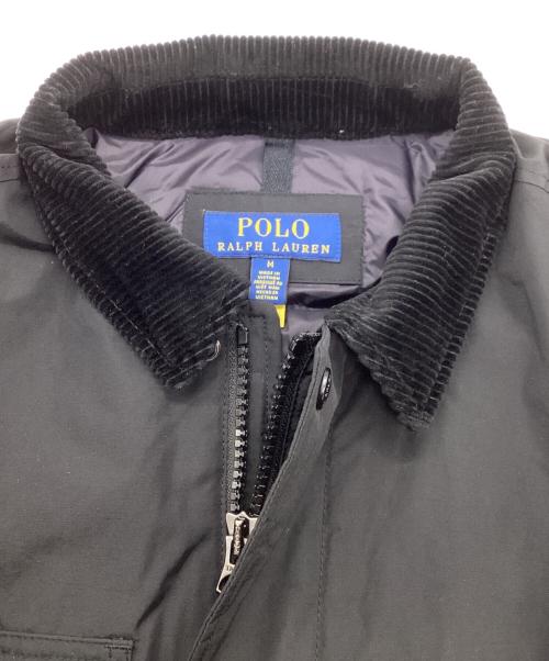 POLO RALPH LAUREN（ポロ・ラルフローレン）POLO RALPH LAUREN (ポロ・ラルフローレン) Elsdon ダウン ユーティリティ ジャケット ブラック サイズ:Mの古着・服飾アイテム