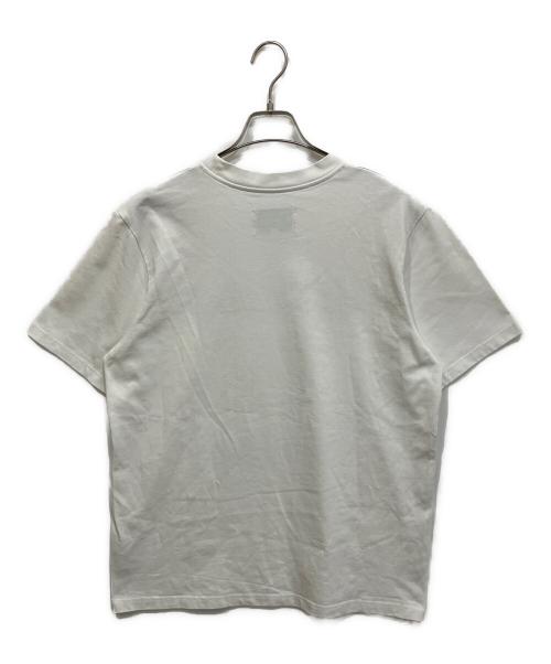 CASABLANCA（カサブランカ）CASABLANCA (カサブランカ) ワンポイント ワッペン Tシャツ ホワイト サイズ:Lの古着・服飾アイテム